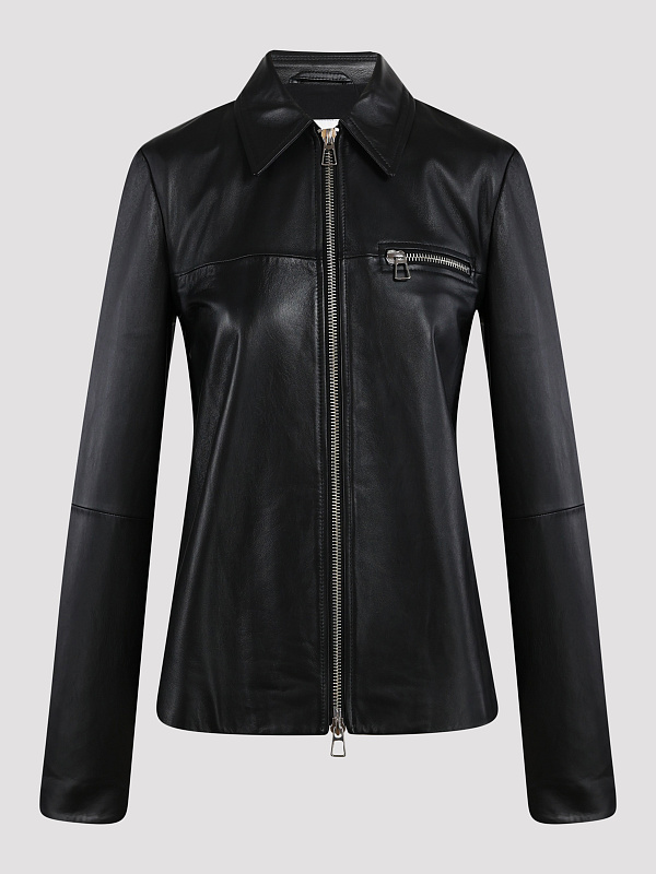 Max Mara жакет кожаный GEL