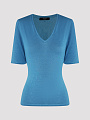 Max Mara Weekend футболка BRUNATE голубой
