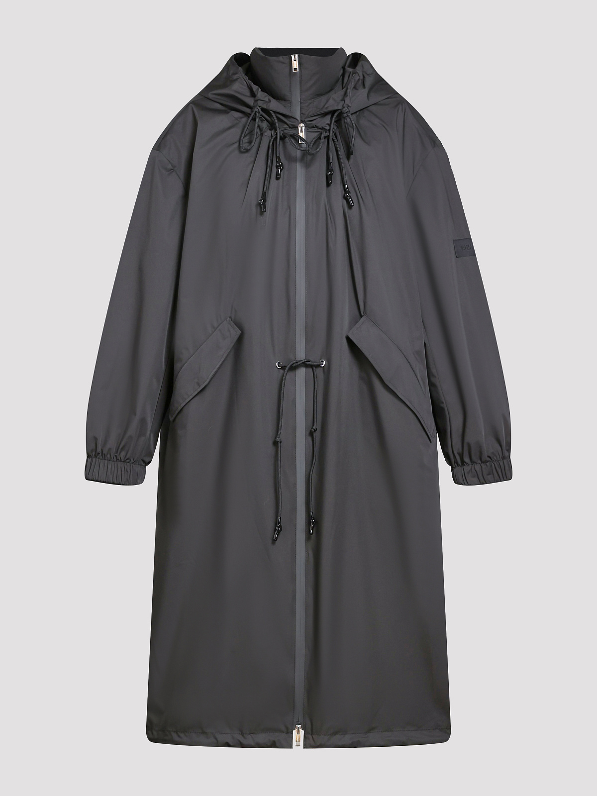 Yves salomon black parka top