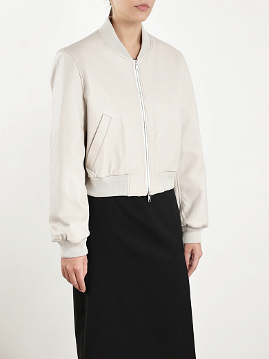 куртка кожаная Yves Salomon 24EFV20047B23W