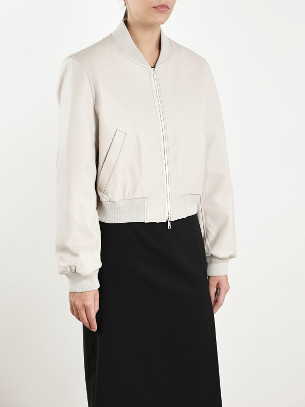 Yves Salomon куртка кожаная 24EFV20047B23W