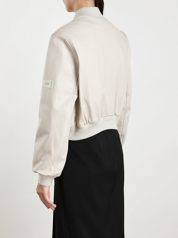 Yves Salomon куртка кожаная 24EFV20047B23W