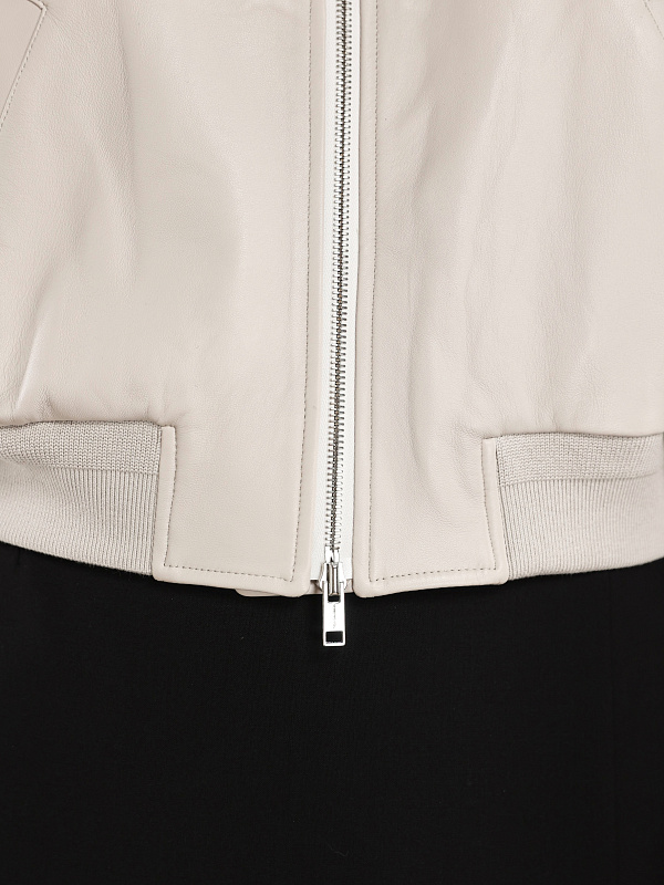 Yves Salomon куртка кожаная 24EFV20047B23W