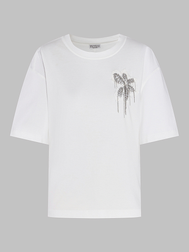 футболка Brunello Cucinelli MPT81HR710