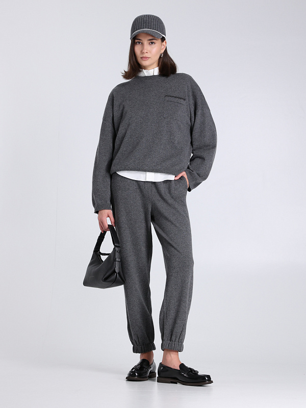 Brunello Cucinelli джемпер трикотажный M12192300