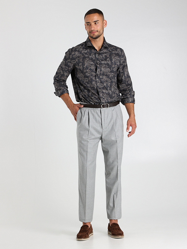 Brunello Cucinelli брюки на кулисе ME226E1710