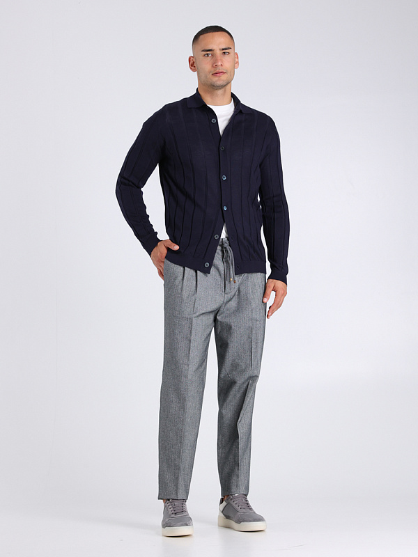 Brunello Cucinelli брюки на кулисе ME264E1710