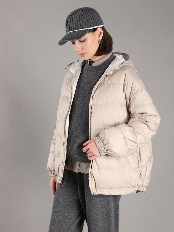 Brunello Cucinelli пуховик короткий ML1597861P
