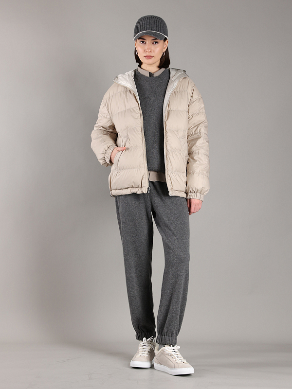 Brunello Cucinelli пуховик короткий ML1597861P