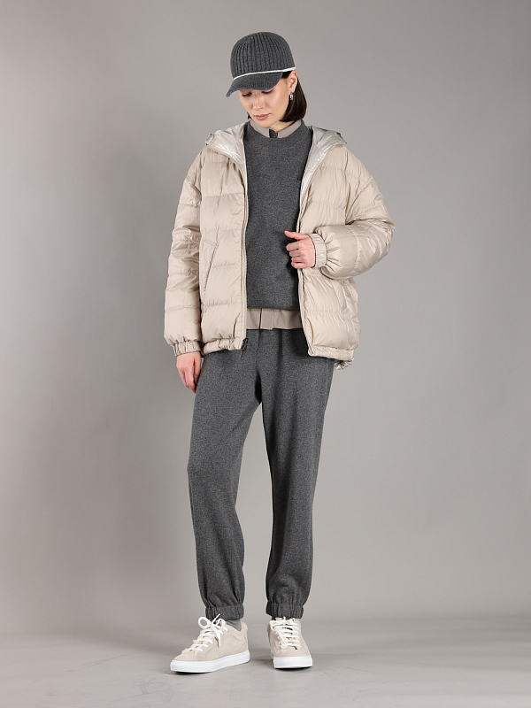 Brunello Cucinelli пуховик короткий ML1597861P