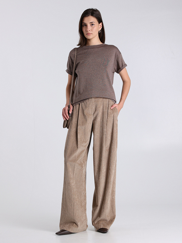 Brunello Cucinelli брюки вельветовые MP574P8685