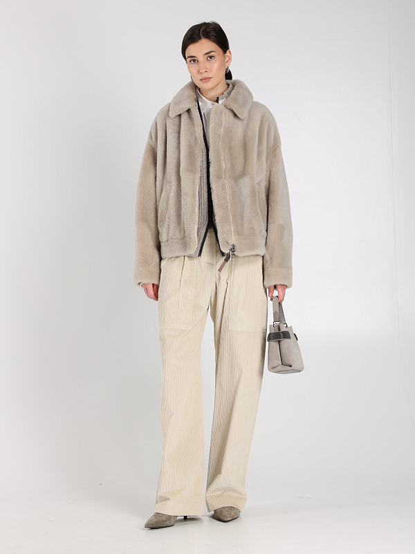 Brunello Cucinelli дубленка MPMRA7837