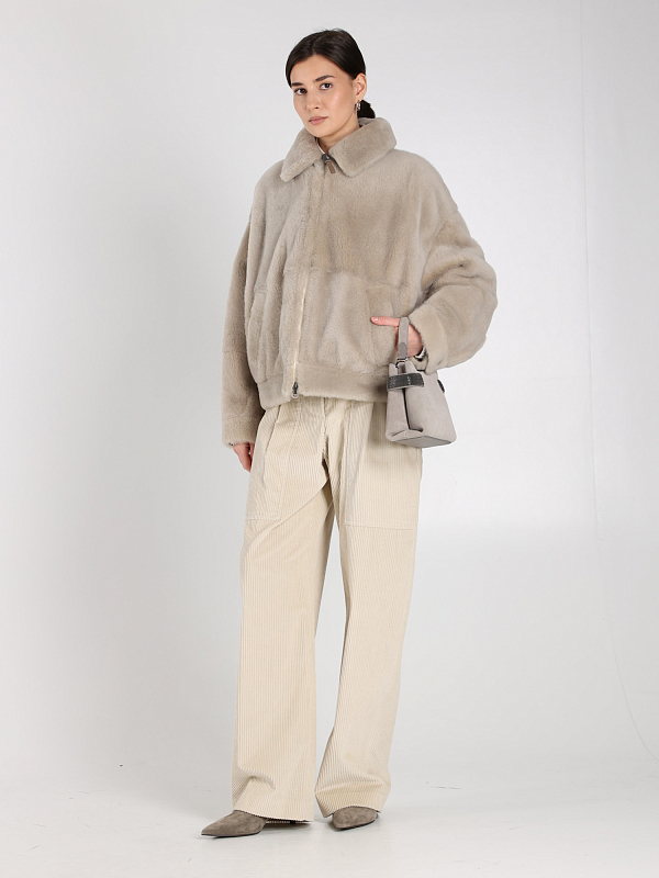 Brunello Cucinelli дубленка MPMRA7837