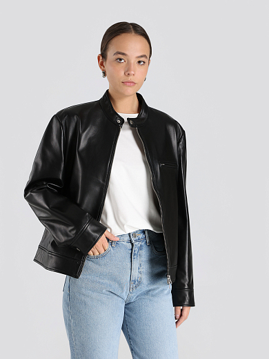 куртка кожаная Dunst UDJU4C103BK