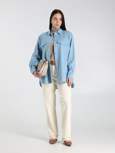 рубашка вельветовая Marina Rinaldi OTTICO