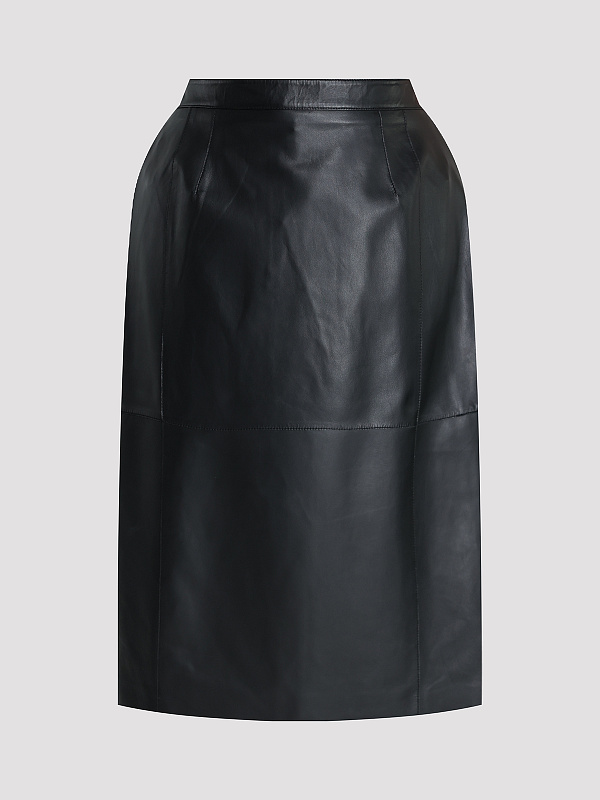 Marina Rinaldi юбка кожаная FOCE