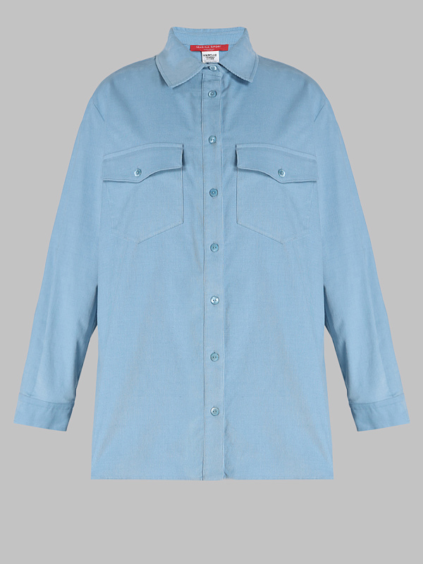 Marina Rinaldi рубашка вельветовая OTTICO