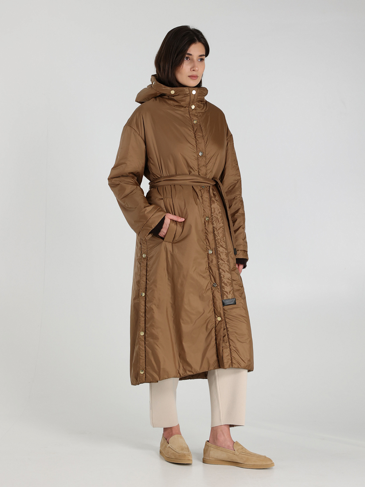 Пальто cameluxe Max Mara GREENPA цвет карамельный - купить в