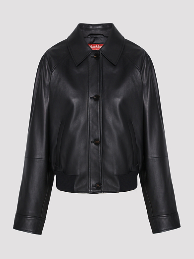 куртка кожаная Max Mara MUSCARI