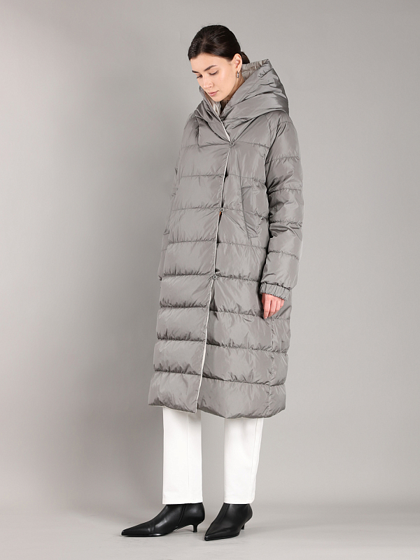 пуховик Max Mara SVEVA цвет серый