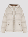 Max Mara пуховик короткий TREBI песочный
