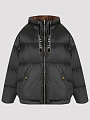 Max Mara пуховик короткий TREBI темно-серый