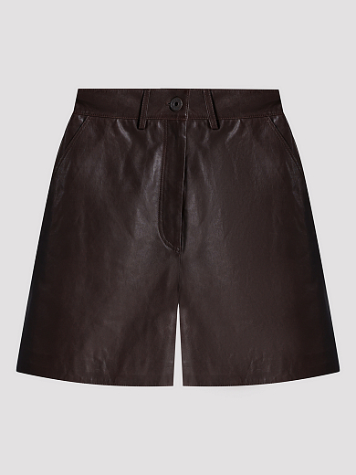 шорты кожаные Max Mara Weekend BIELLA