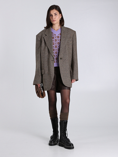 шорты кожаные Max Mara Weekend BIELLA