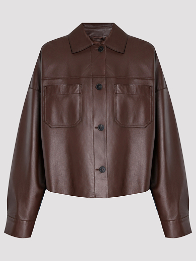 рубашка кожаная Max Mara Weekend BUONO