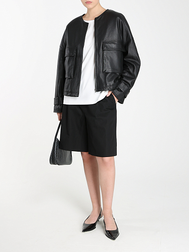 куртка кожаная Max Mara Weekend TEVERE