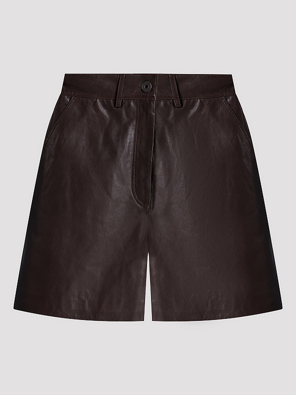 Max Mara Weekend шорты кожаные BIELLA