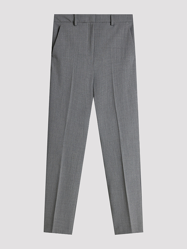 брюки Max Mara Weekend ESTASI цвет серый