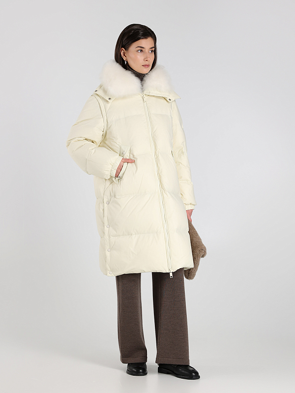 Yves Salomon пуховик 23WFM06000M07W