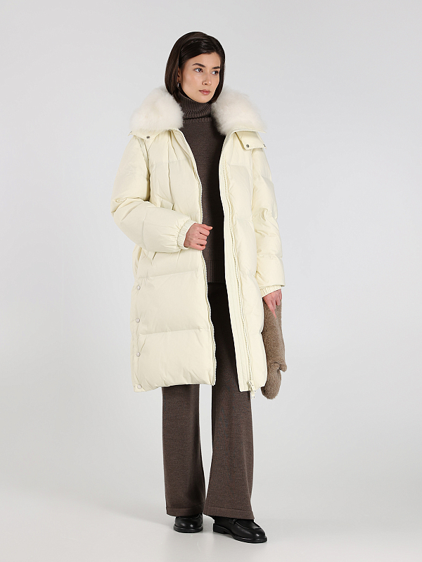 Yves Salomon пуховик 23WFM06000M07W