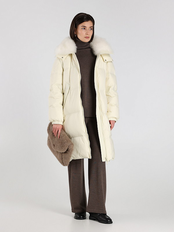 Yves Salomon пуховик 23WFM06000M07W