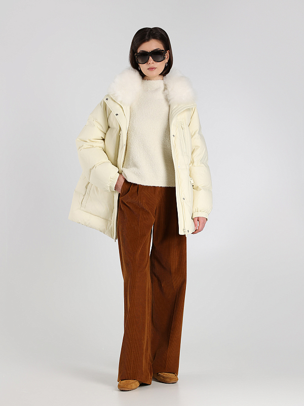 Yves Salomon пуховик 25WFV06277M07W