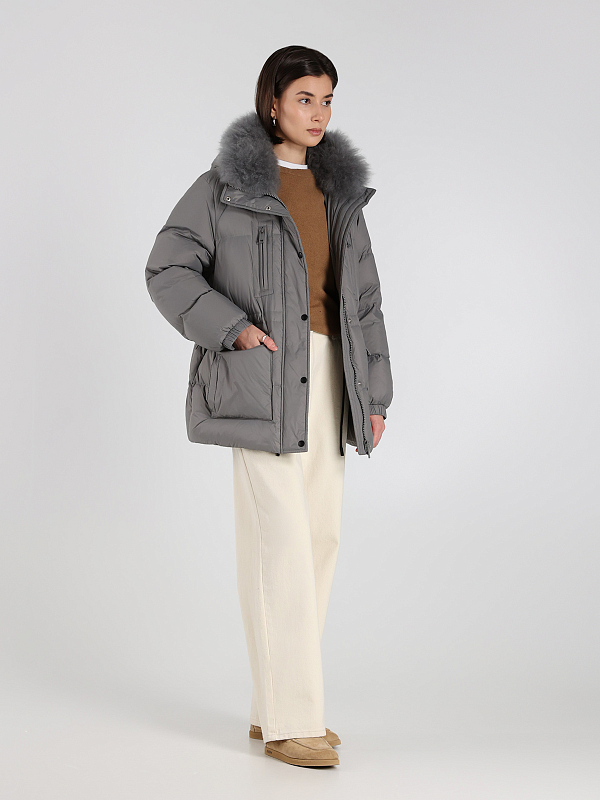 Yves Salomon пуховик 25WFV06277M07W