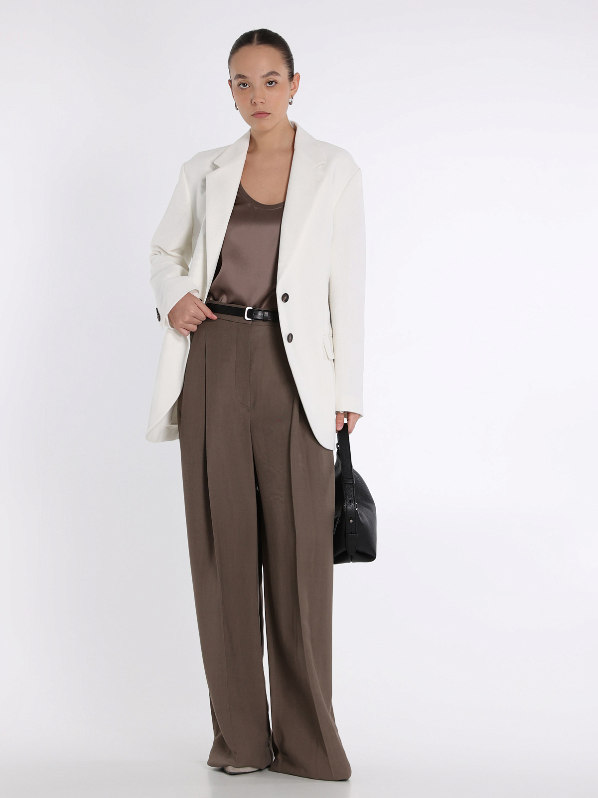 Брюки Brunello Cucinelli MH126P8669 цвет шоколадный - купить