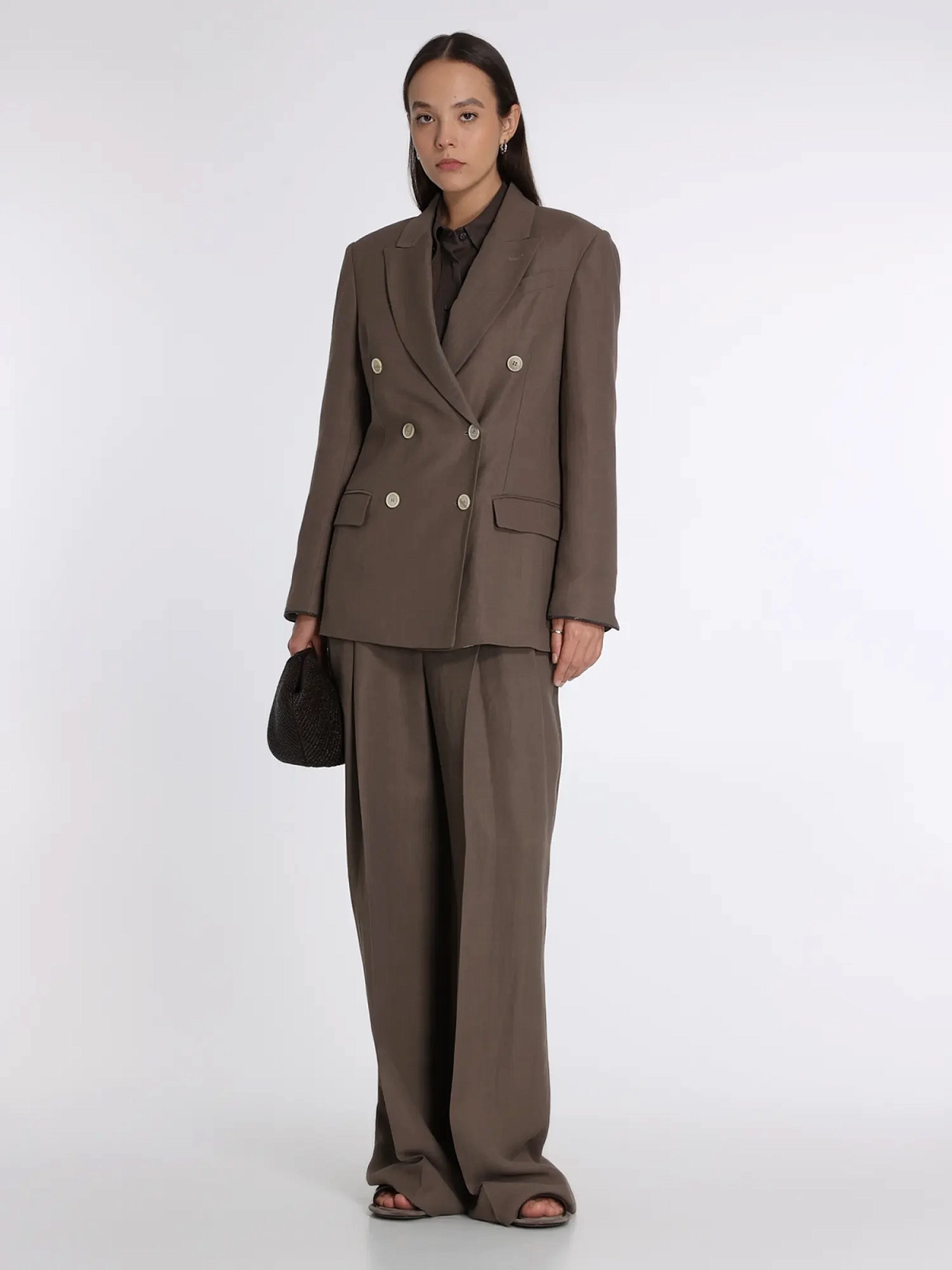 パンツ BRUNELLO CUCINELLI PANTS (MH126P8669 C2925) Брюки Brunello Cucinelli MH126P8669 цвет шоколадный - купить