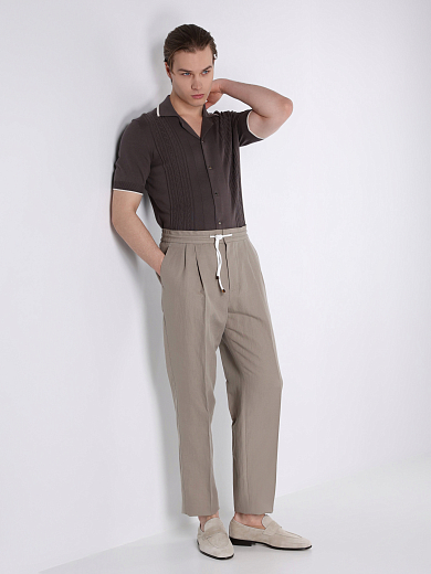 брюки на кулисе Brunello Cucinelli MH255E1710