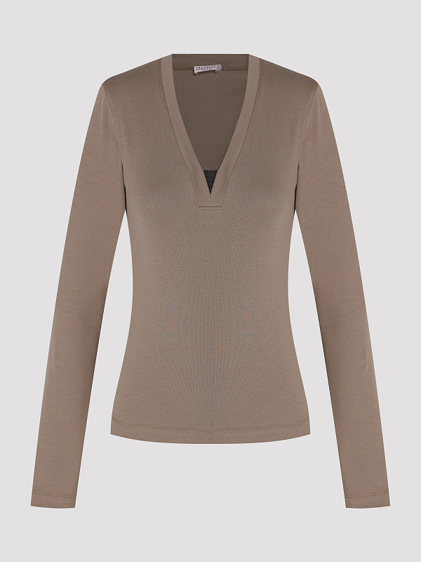 Brunello Cucinelli лонгслив M0TC8EL682