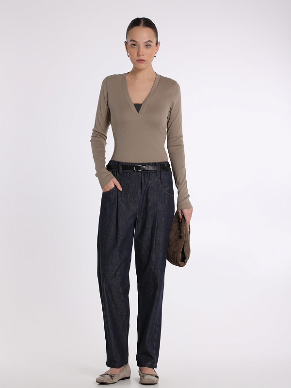 Brunello Cucinelli лонгслив M0TC8EL682