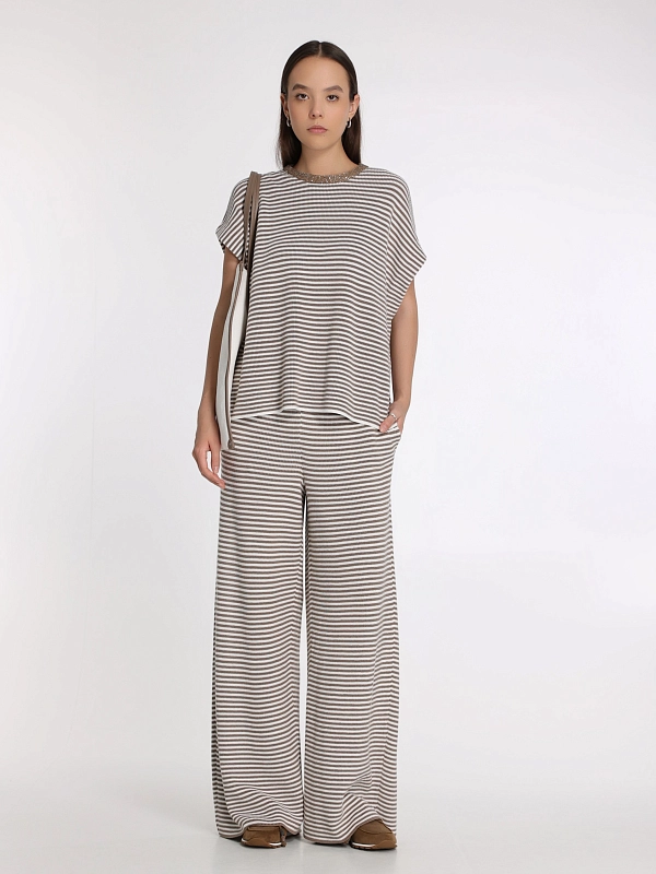 Brunello Cucinelli брюки трикотажные M19253699