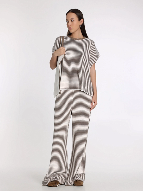 Brunello Cucinelli брюки трикотажные M19253699