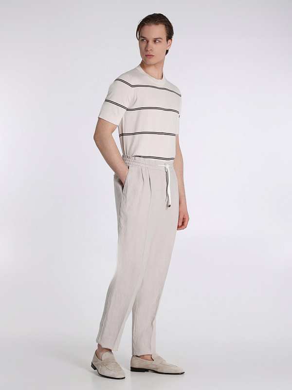 Brunello Cucinelli брюки на кулисе M243DE1710