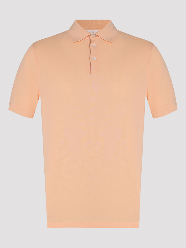поло футболка Brunello Cucinelli ME8548116 цвет светло-оранжевый
