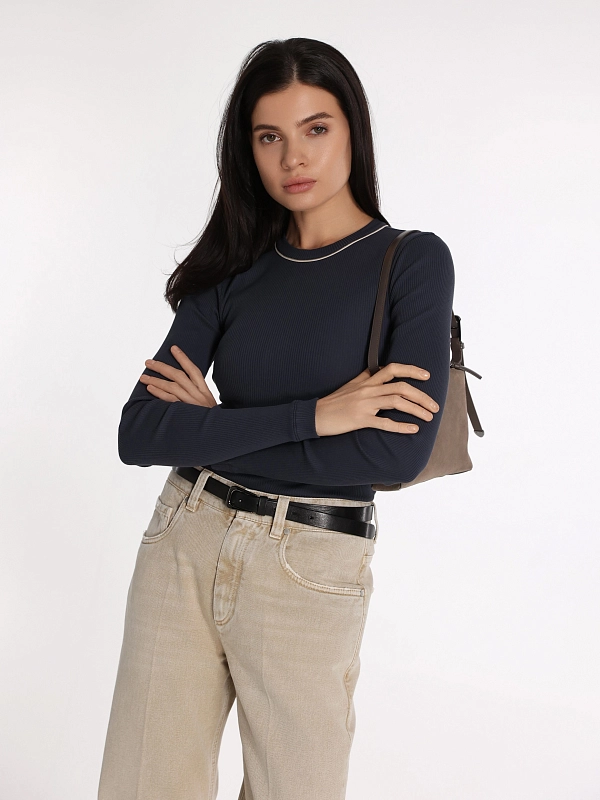 Brunello Cucinelli лонгслив MG902FP300