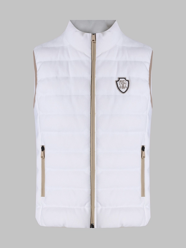 Brunello Cucinelli жилет пуховый MG9277778