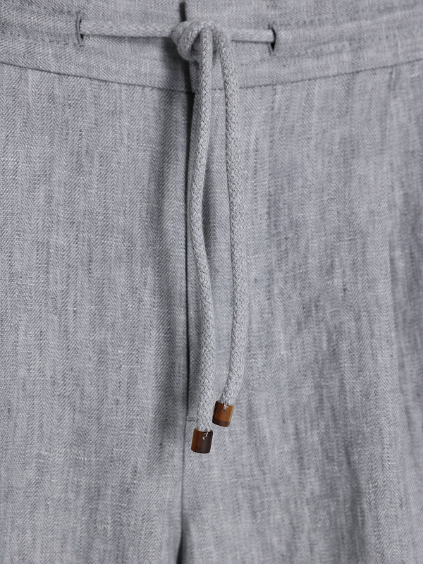 Brunello Cucinelli брюки на кулисе MH250E1710