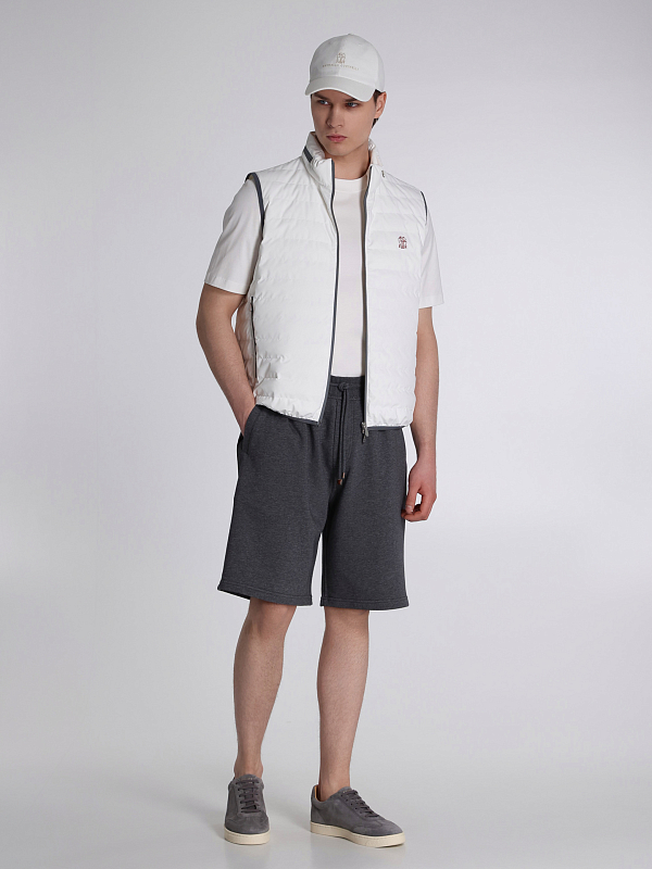 Brunello Cucinelli жилет пуховый MM49A7460G
